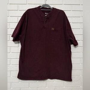 Men’s Riggs Workwear short sleeve w/pocket. Size 2XL. Small hole on front